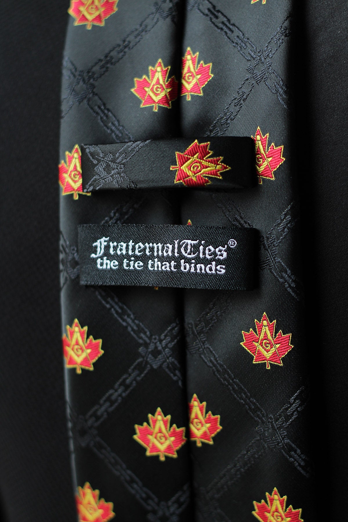 Canadian Freemason Chain of Brotherhood Necktie