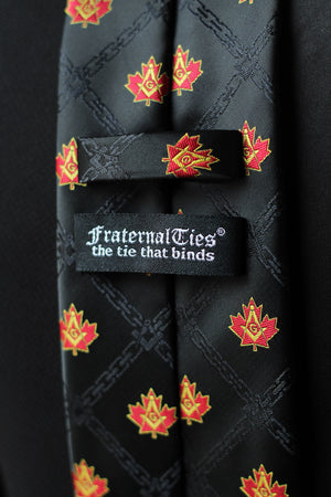 Canadian Freemason Chain of Brotherhood Necktie