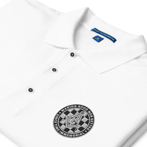 Making Good Men Better Premium Polo (white embroidery)